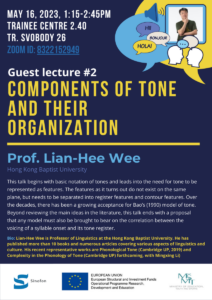 Components of tone and their organization